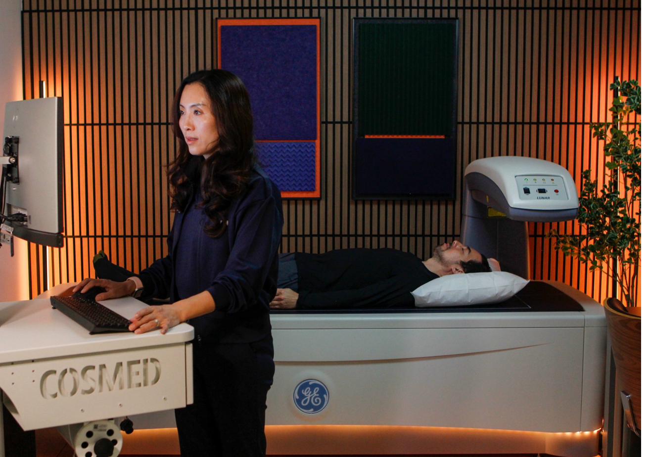 DEXA body composition scan